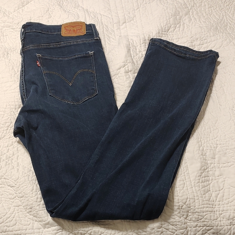 Levi's Blue Straight Leg Jeans Classic Style